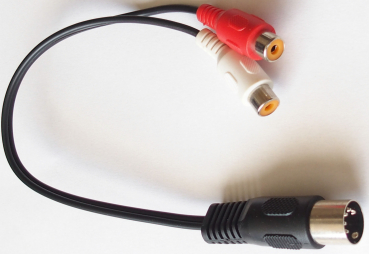 Adapterkabel DIN Stecker - Cinch Buchse